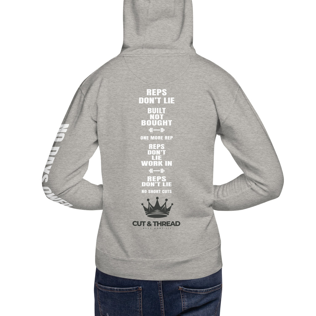 spine text hoodie