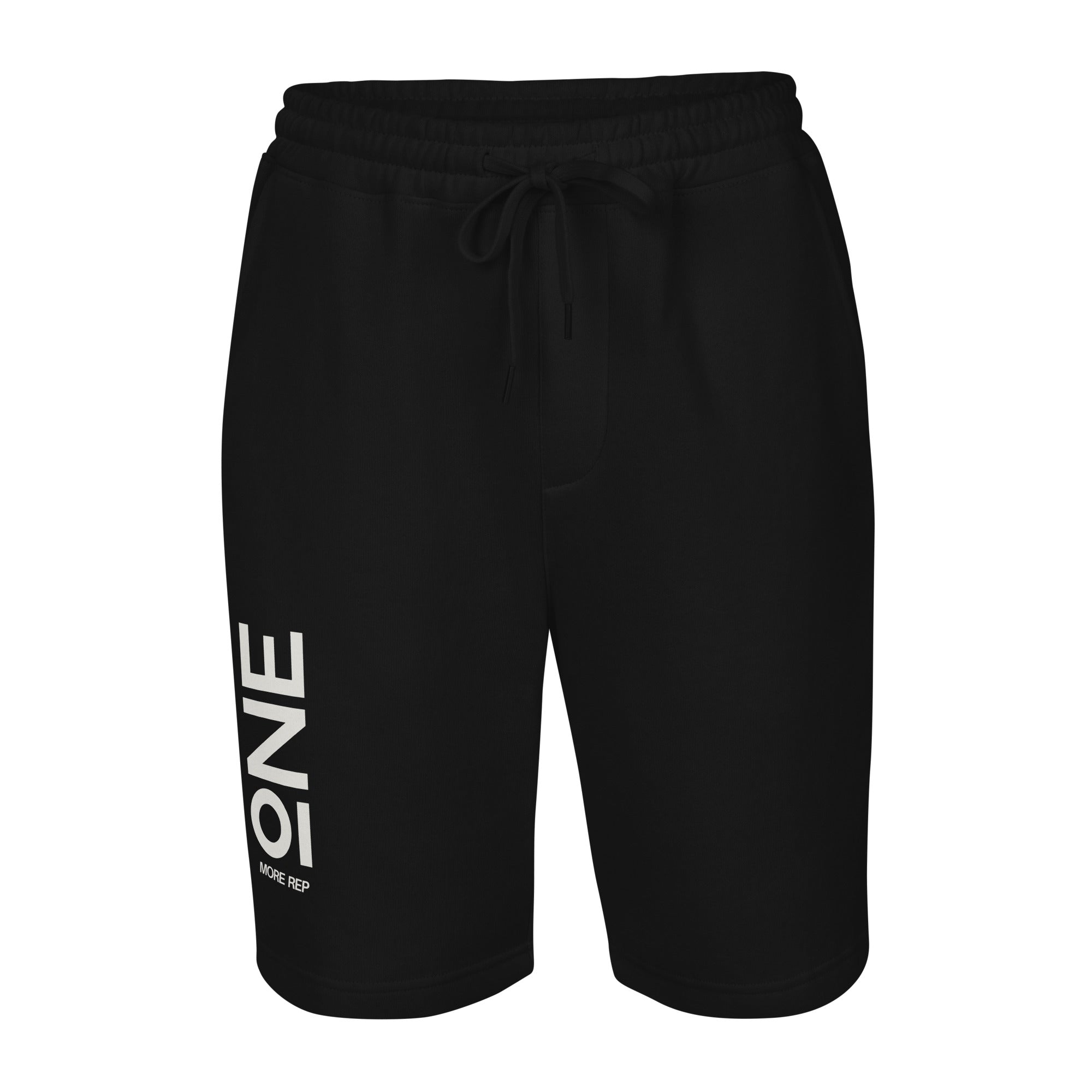 fleece shorts black