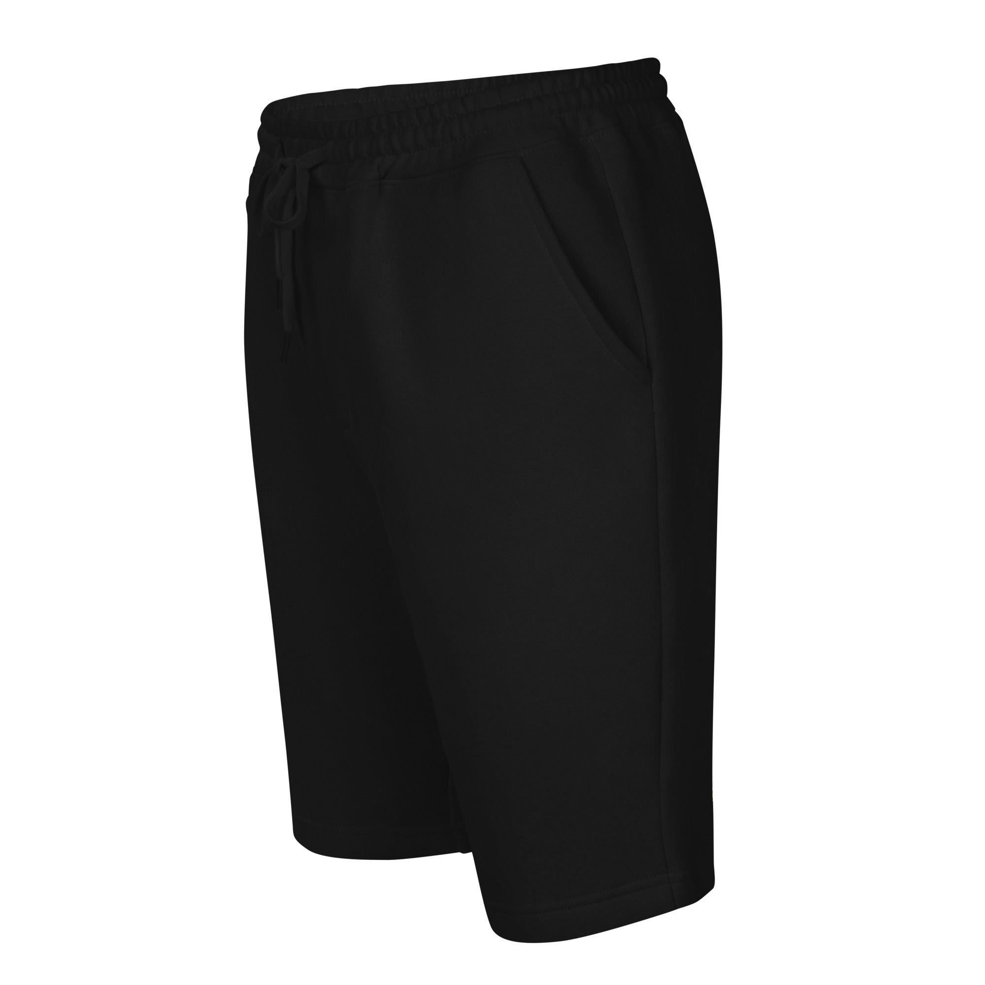 fleece shorts black