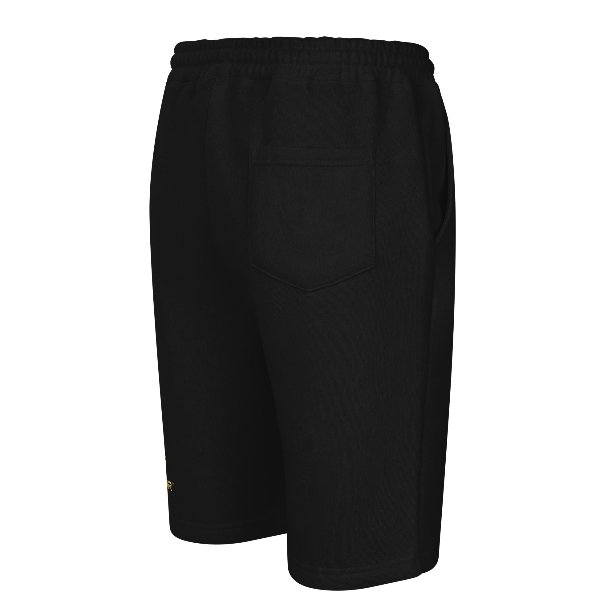 fleece shorts black