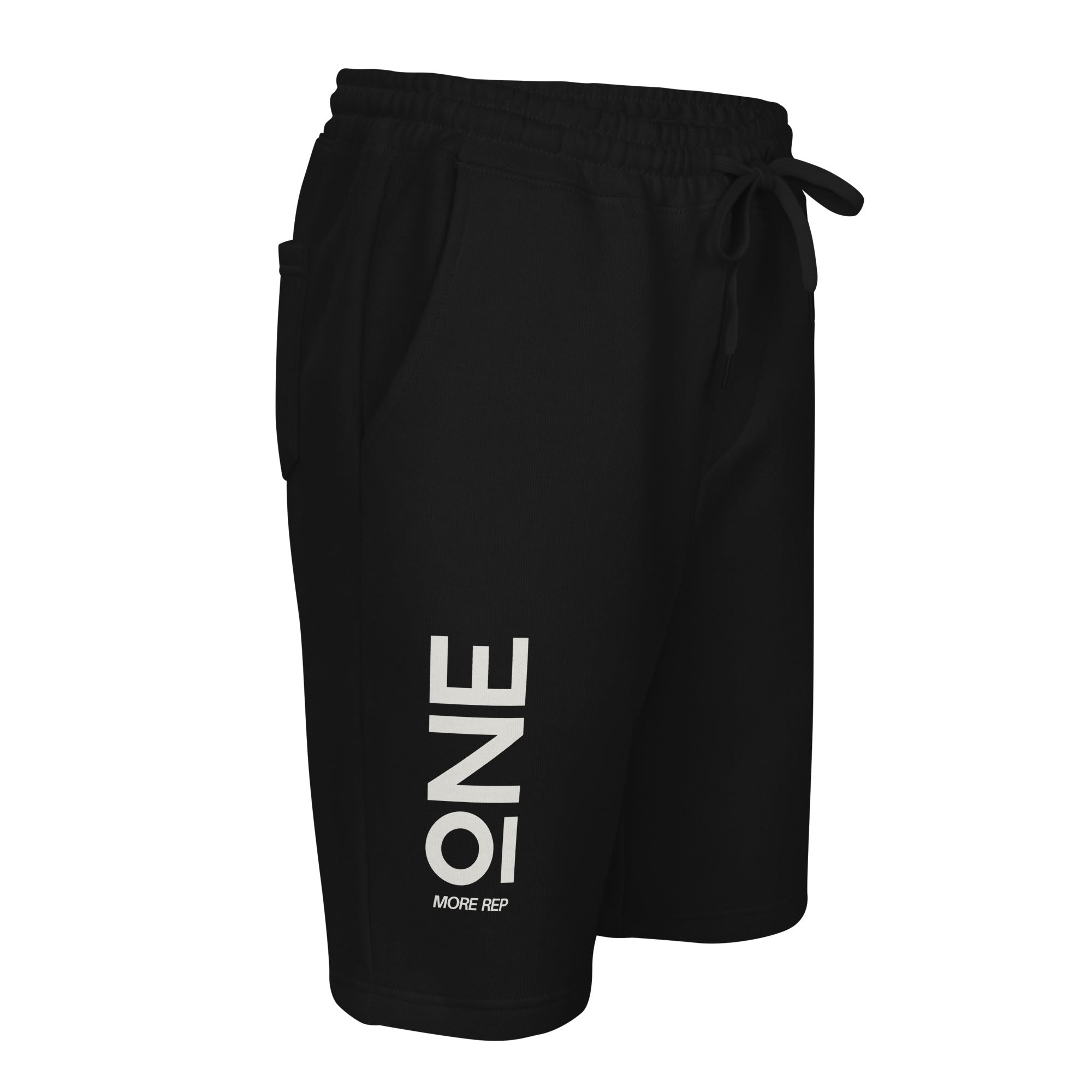fleece shorts black