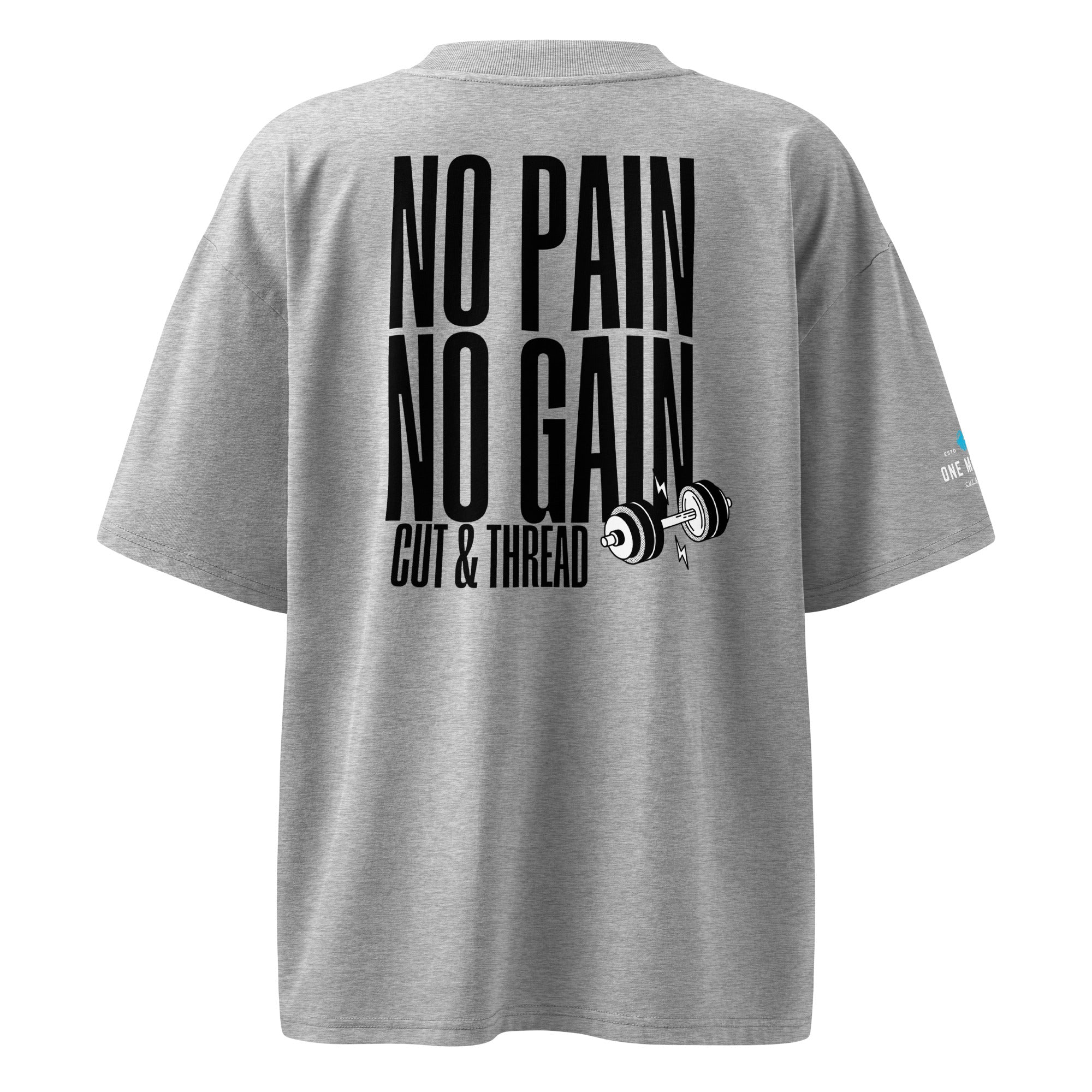 organic oversized high neck t-shirt