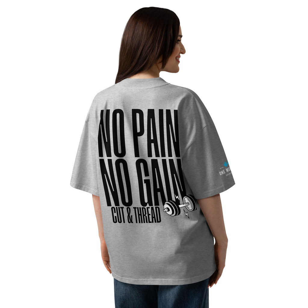 organic oversized high neck t-shirt