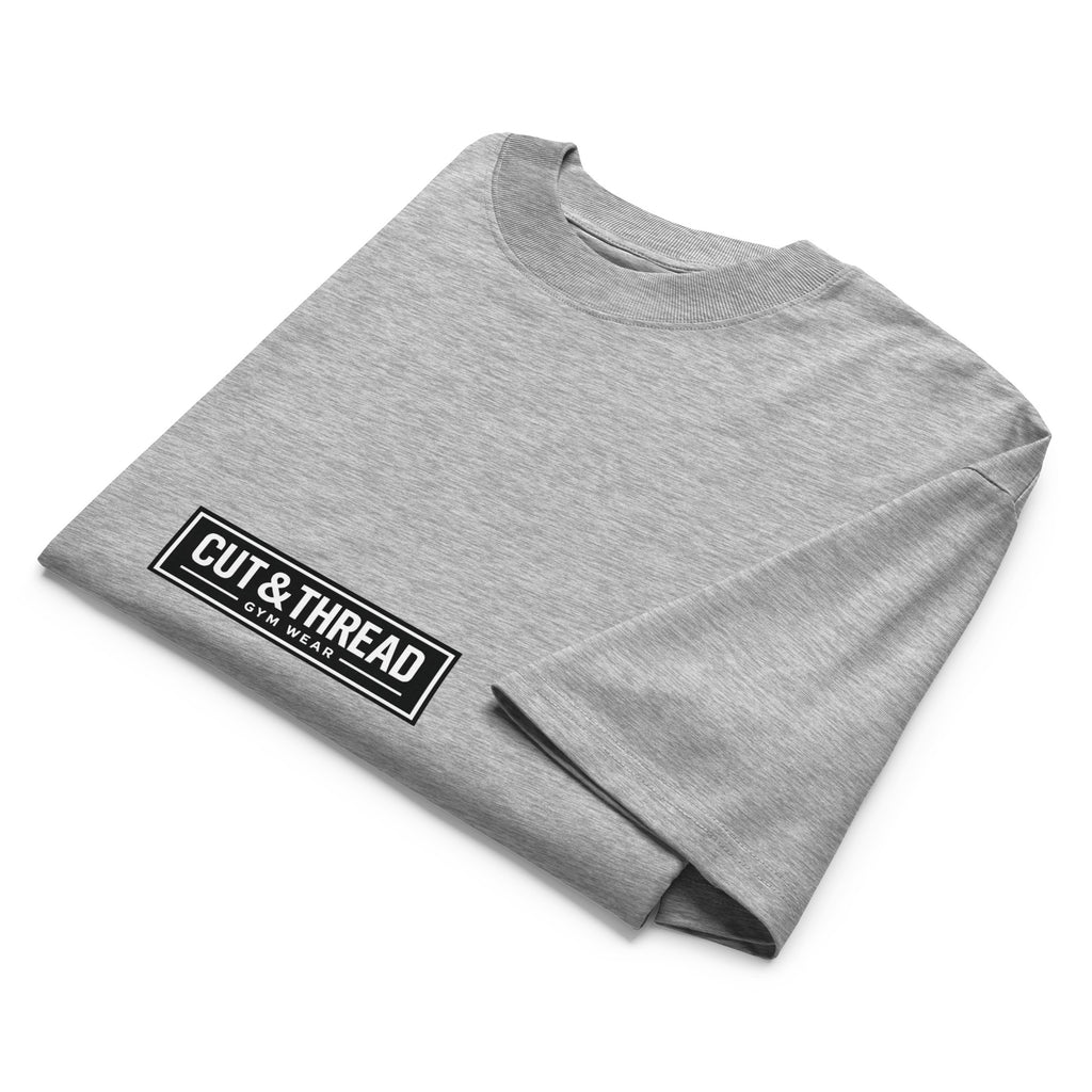 organic oversized high neck t-shirt